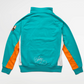 Quarter Zip Sweater - Teal and Orange