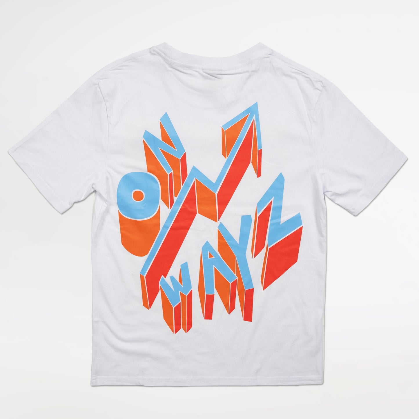 Elevation T Shirt - White Blue