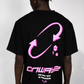 Motion T Shirt - Black Pink