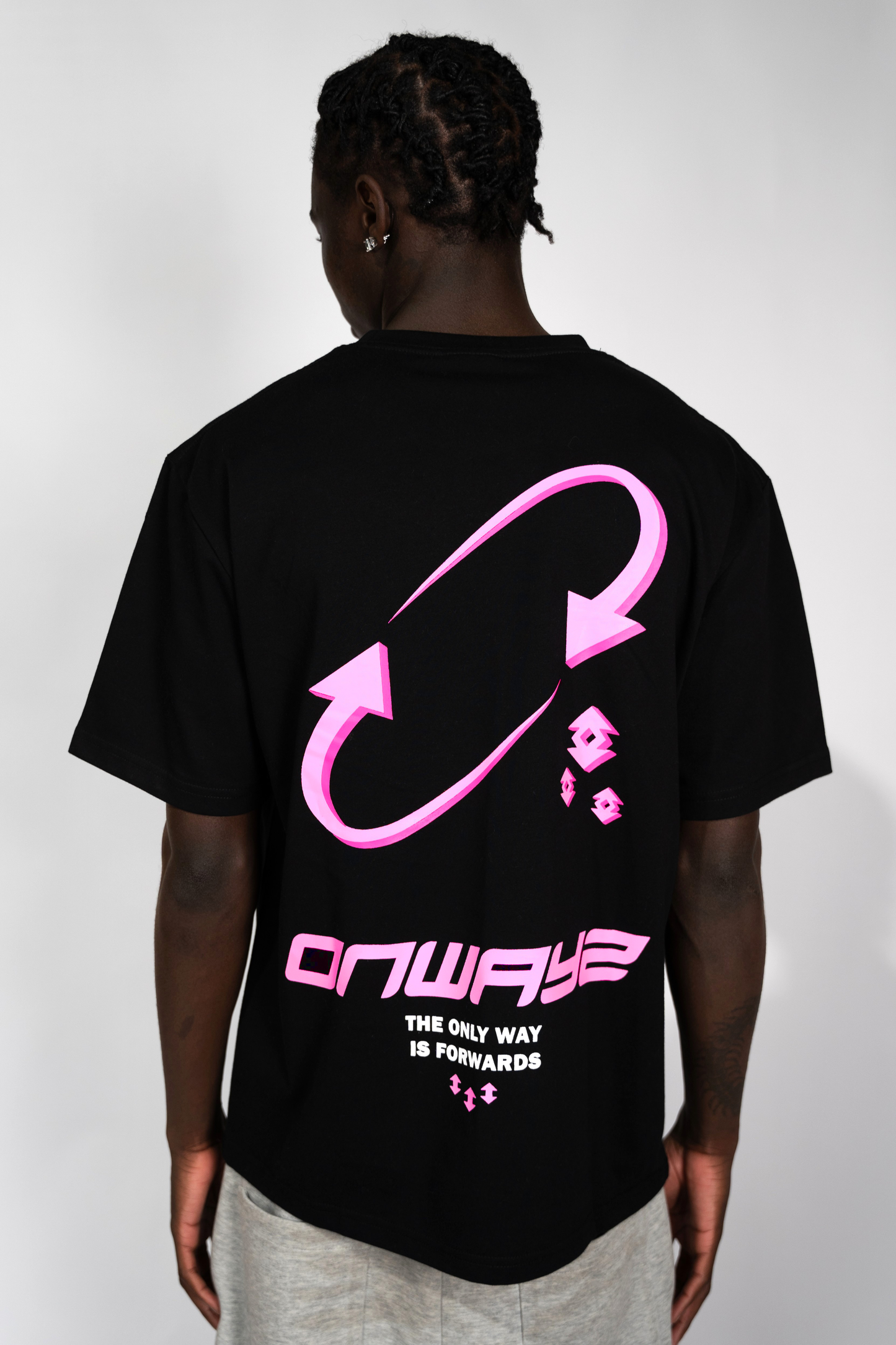 Motion T Shirt - Black Pink