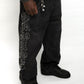 Classic Applique Denim Jeans - Black