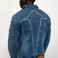 Classic Applique Denim Jacket - Blue
