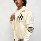 Skyline Varsity Jacket - Beige