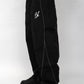 Arrow Windbreaker Pants - Black