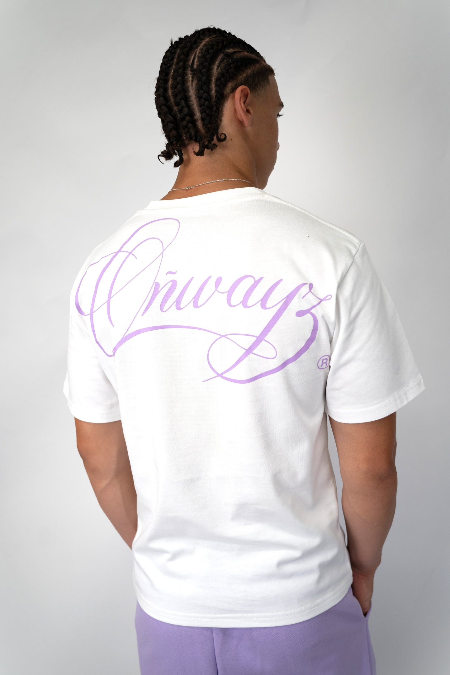 Calligraphy T Shirt - Purple