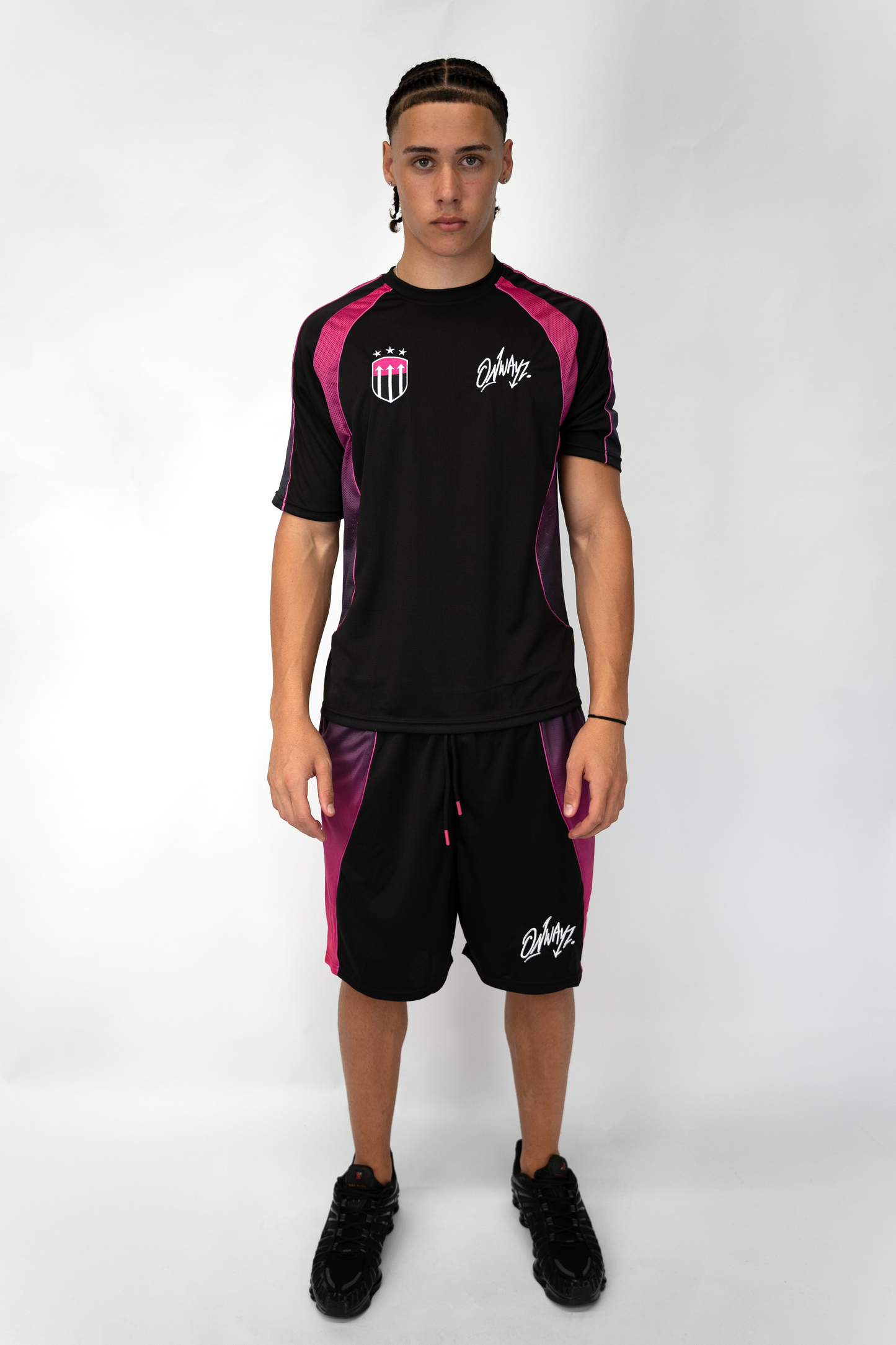 Gradient Jersey - Black Pink