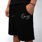 Caligraphy Shorts - Black