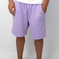 Caligraphy Shorts - Purple