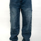 Classic Applique Denim Jeans - Blue
