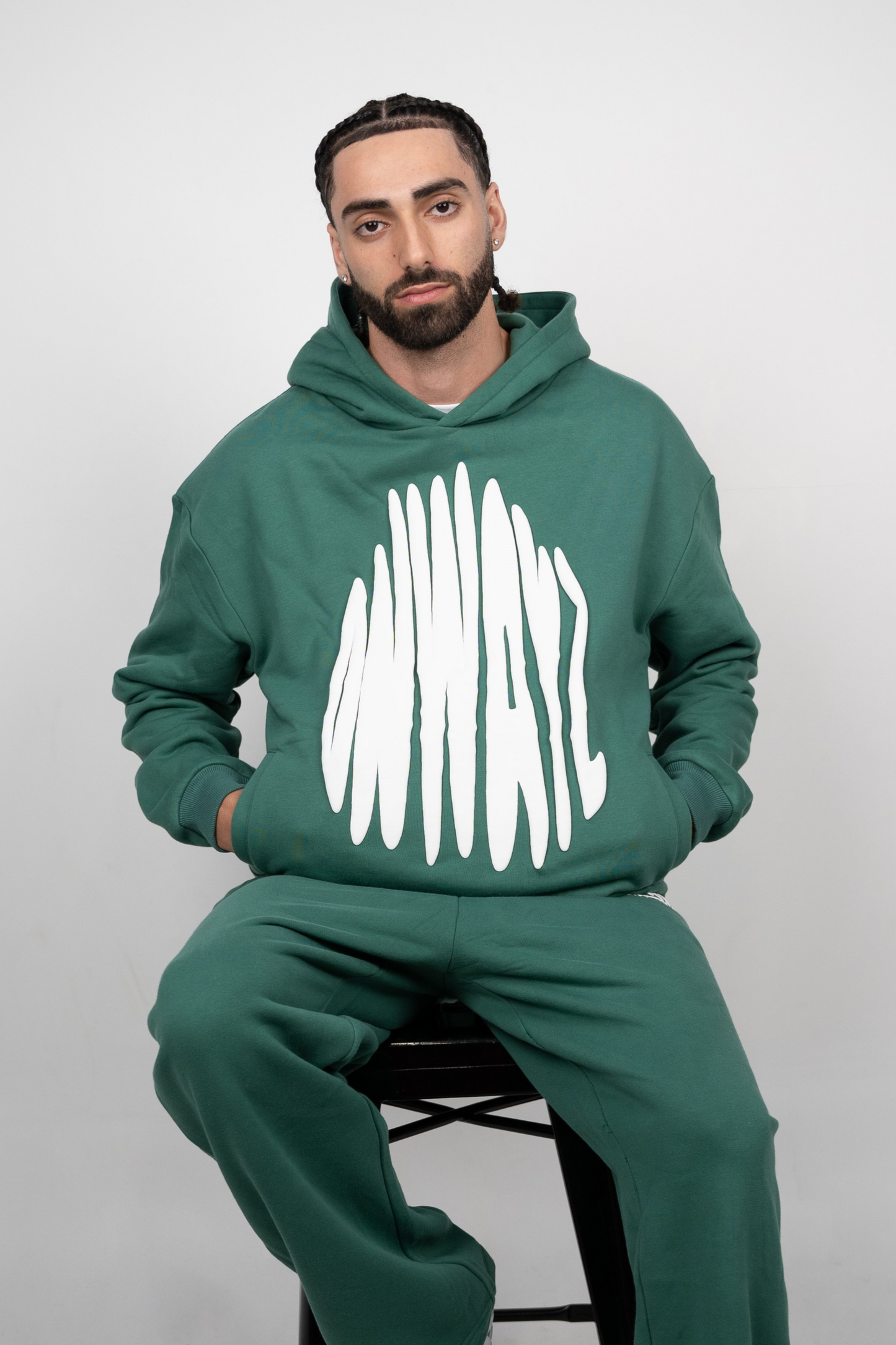 Puff Hoodie - Green