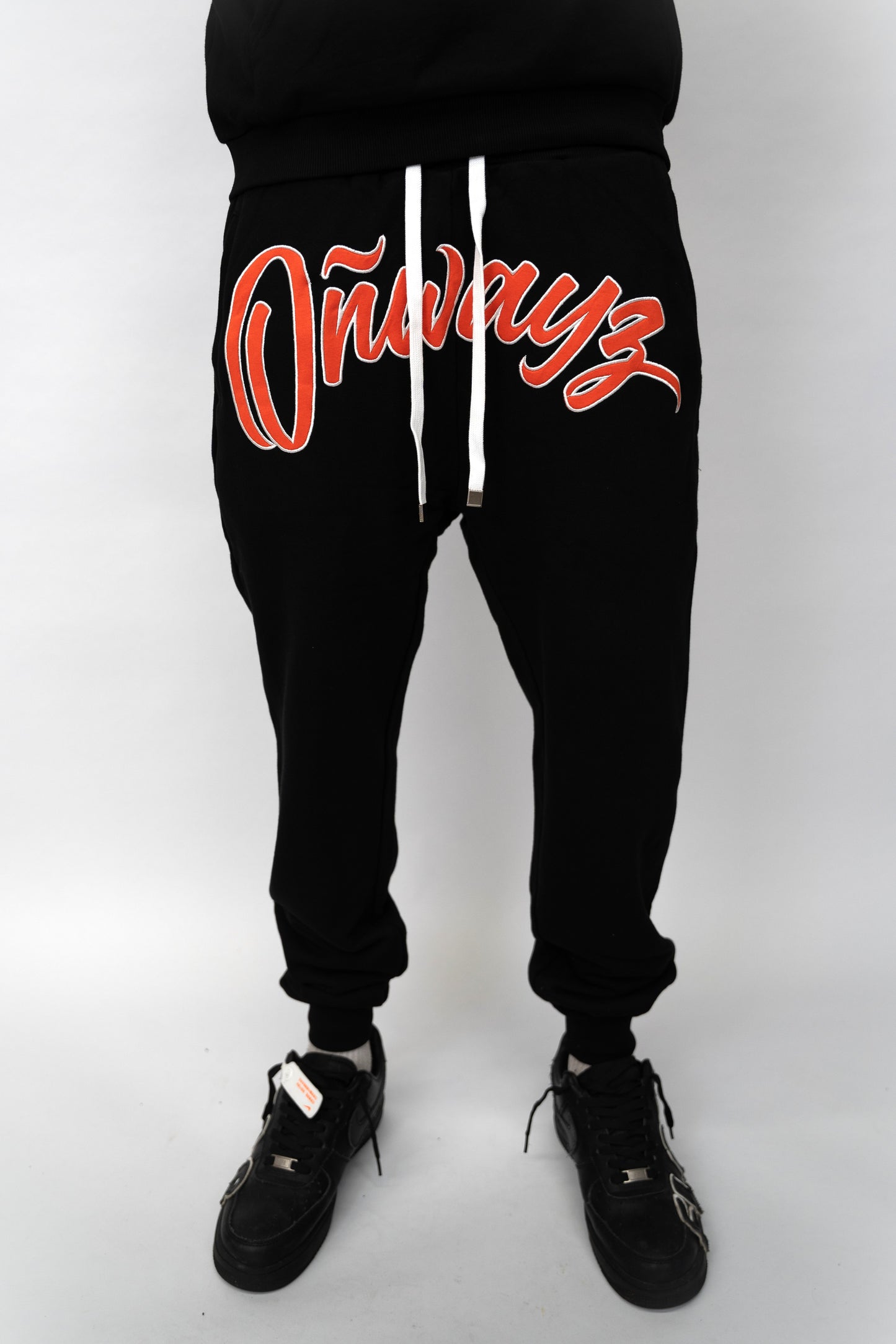 Classic Sweatpants 2.0 - Black Orange