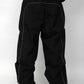 Arrow Windbreaker Pants - Black