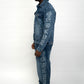 Classic Applique Denim Jacket - Blue