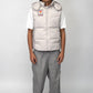 Badge Puffer Vest - Grey
