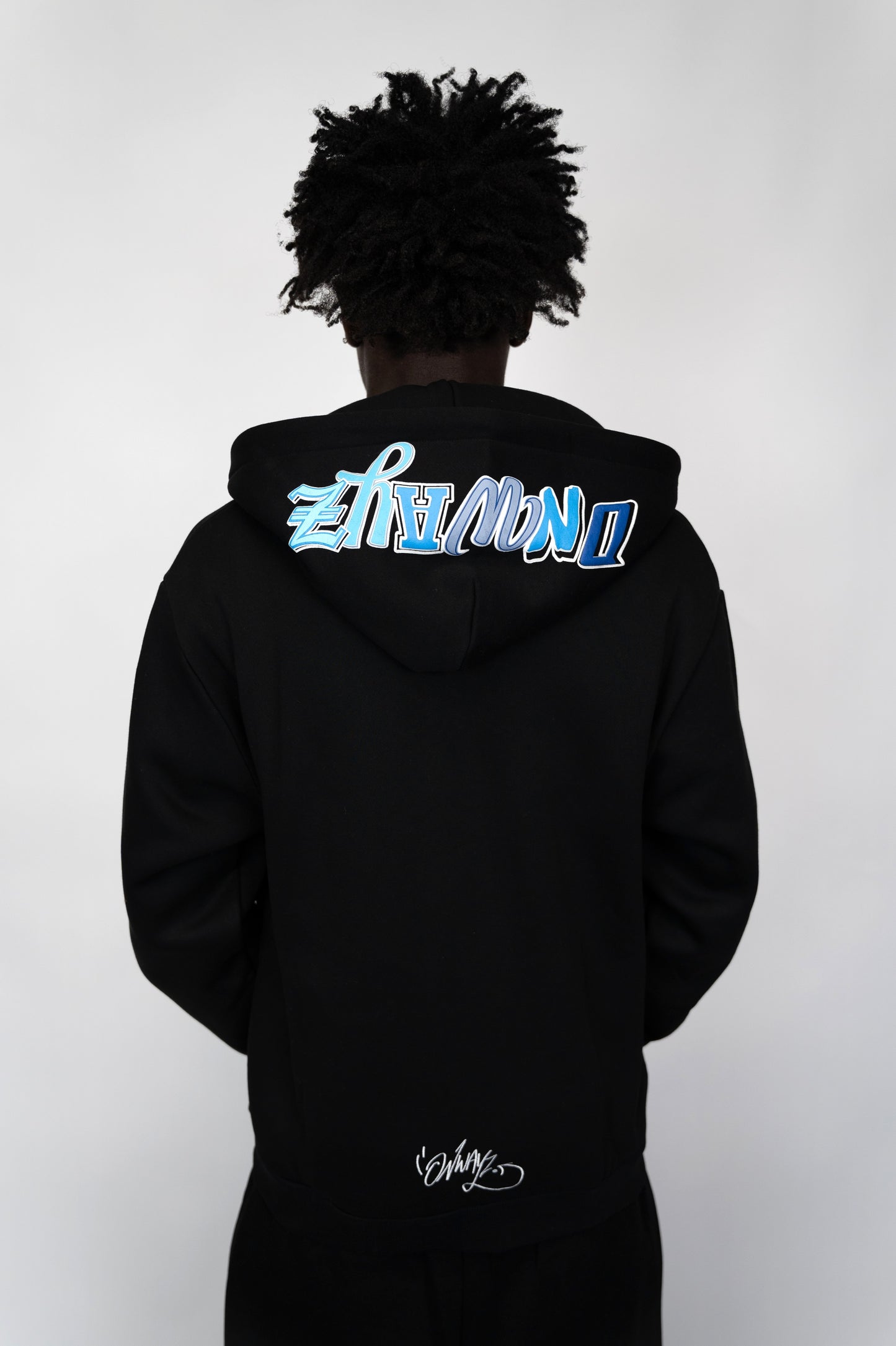Ice Zip Hoodie - Black