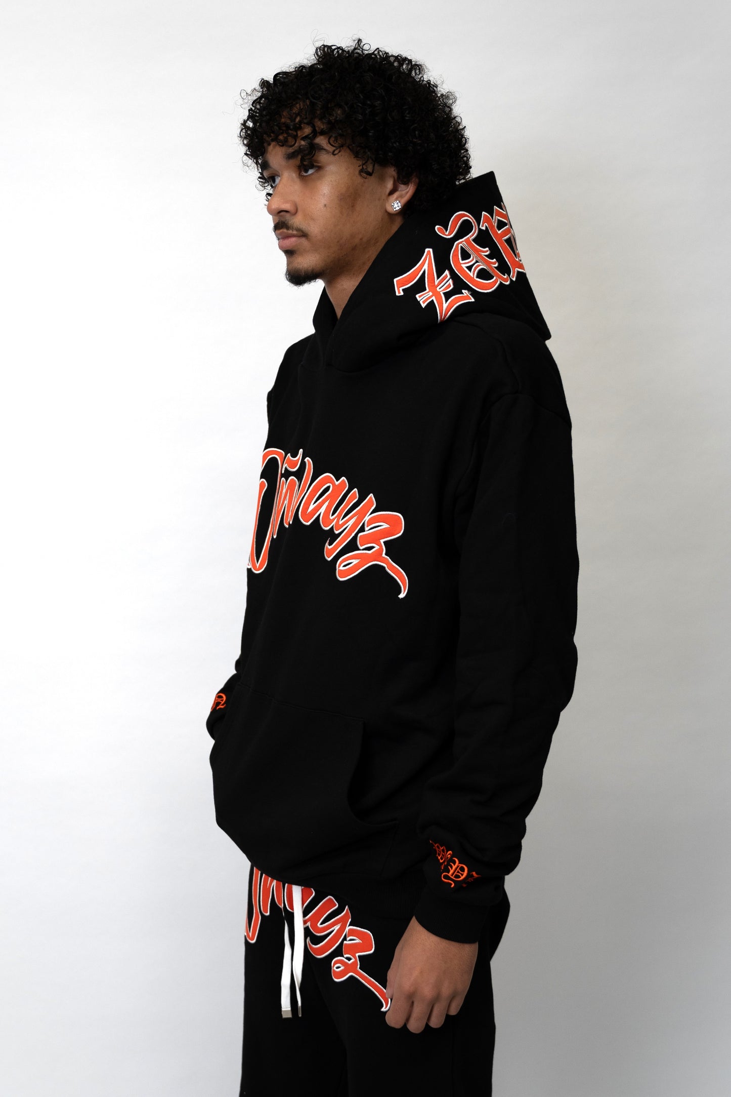 Classic Hoodie 2.0 - Orange Black