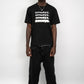 Blur Text T Shirt - Black