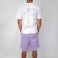 Caligraphy Shorts - Purple