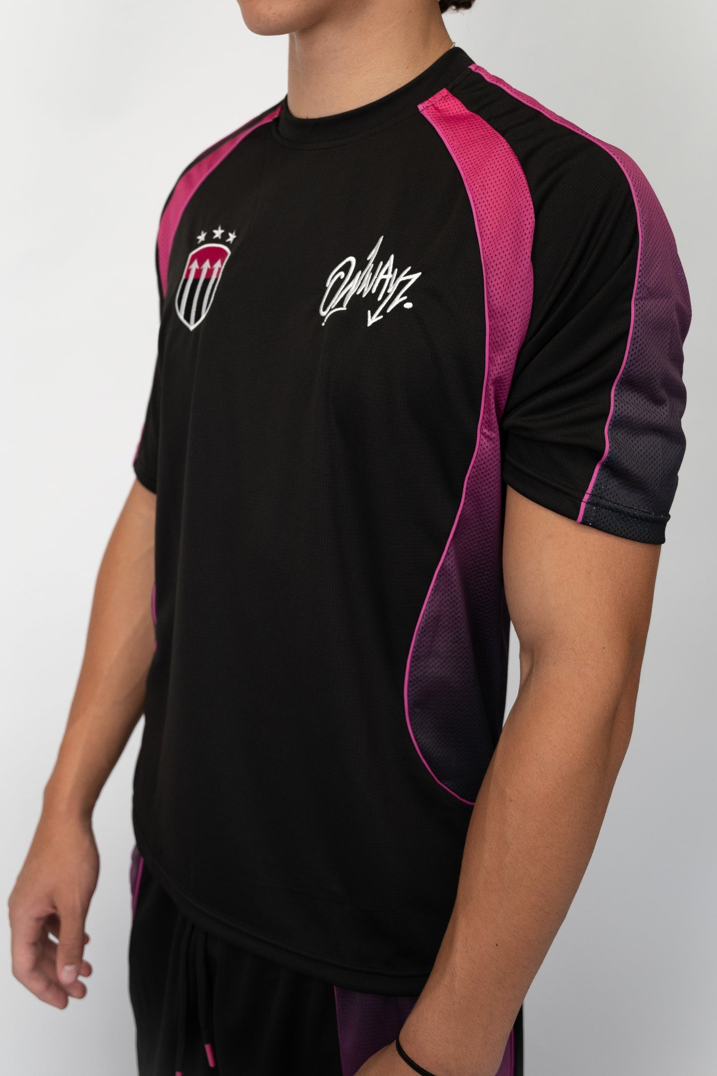 Gradient Jersey - Black Pink