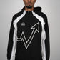 Reflective Elevation Windbreaker - Black