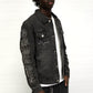 Classic Applique Denim Jacket - Black