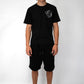 Caligraphy Shorts - Black