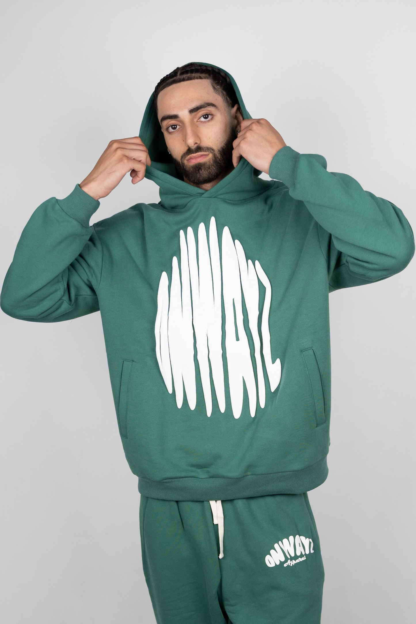 Puff Hoodie - Green