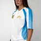 Gradient Jersey - White Blue