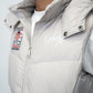 Badge Puffer Vest - Grey