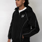 Arrow Windbreaker Jacket - Black