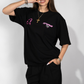 Motion T Shirt - Black Pink