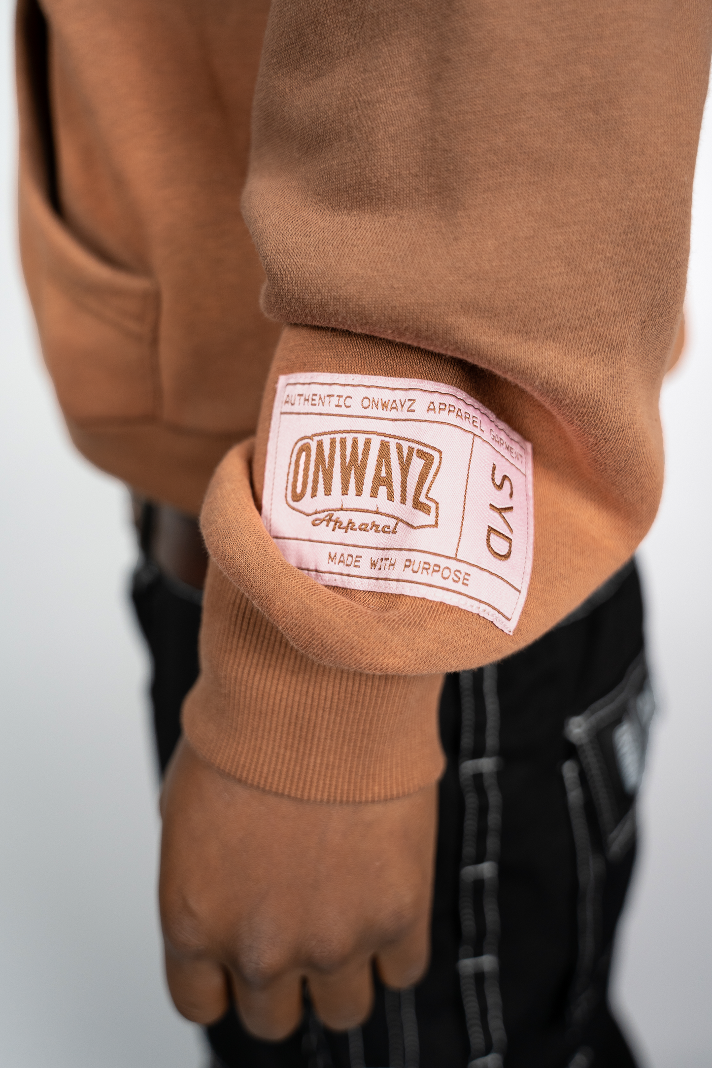 Star Zip Hoodie - Brown