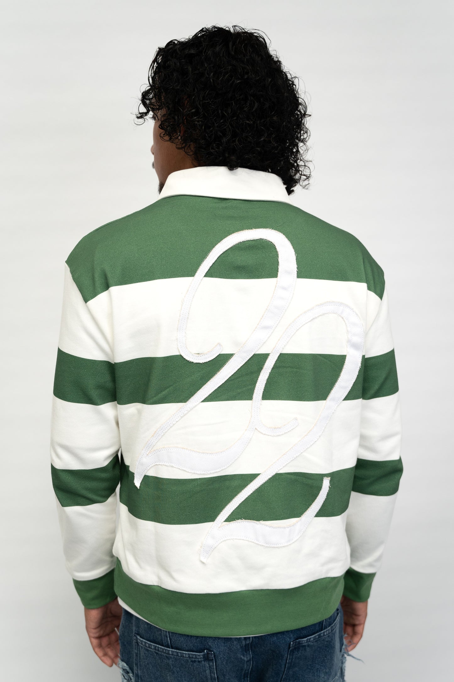 Long Sleeve Polo Shirt - Green