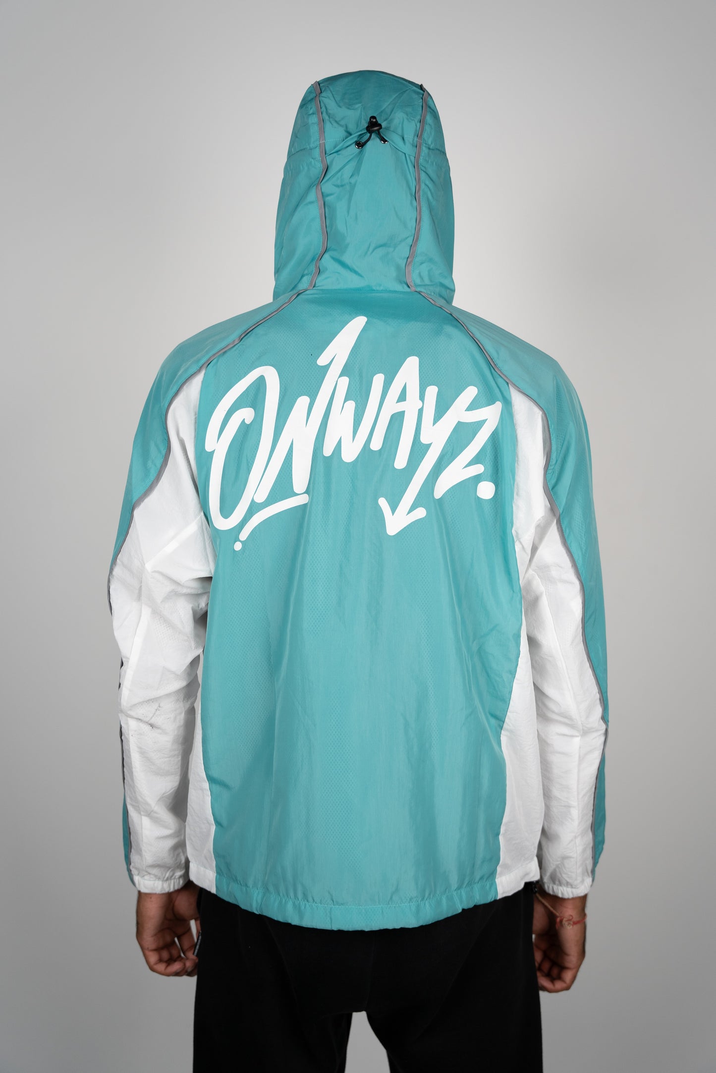 Reflective Elevation Windbreaker - Aqua