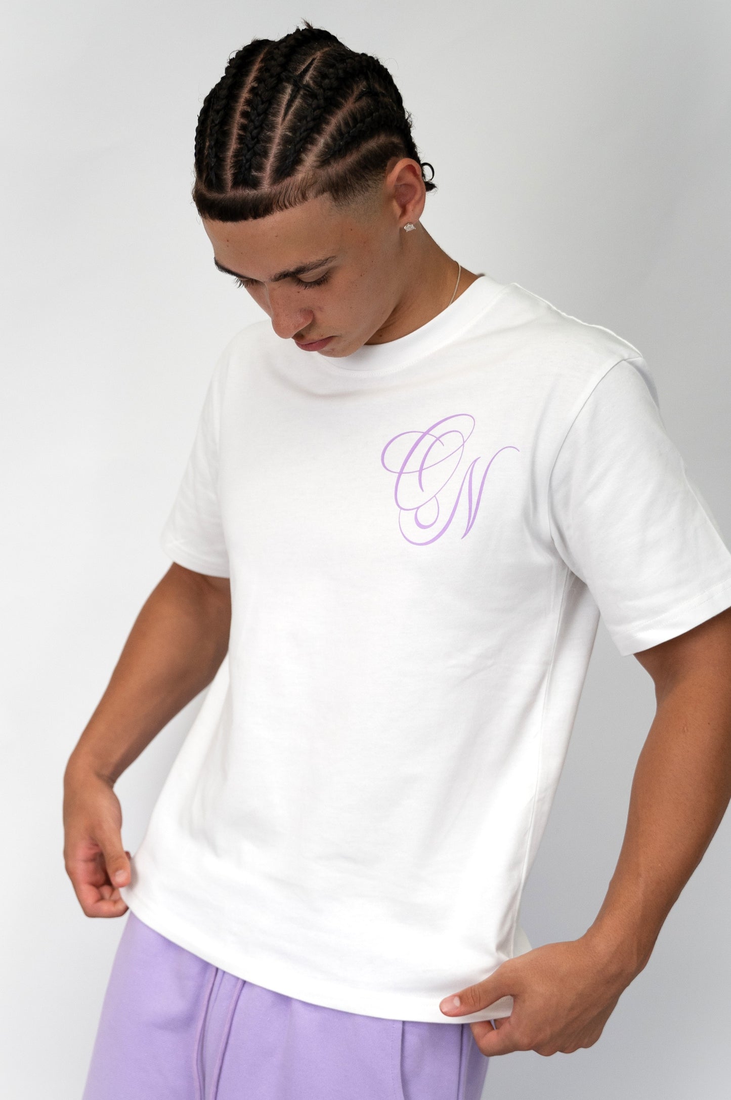 Calligraphy T Shirt - Purple