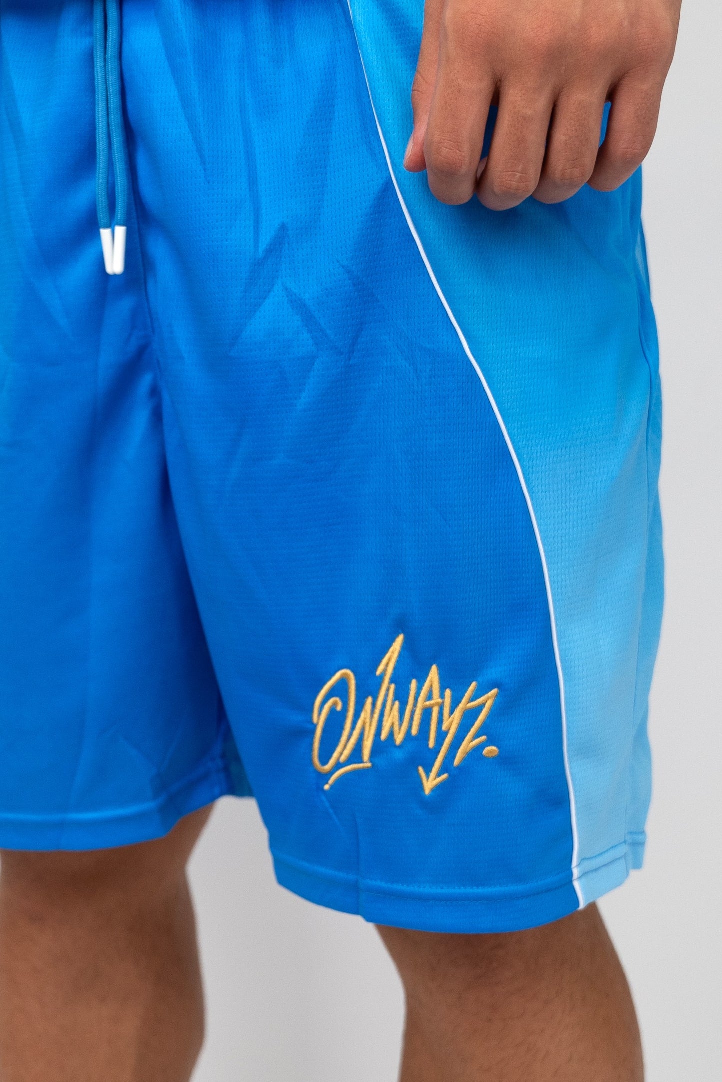 Gradient Shorts - Blue White