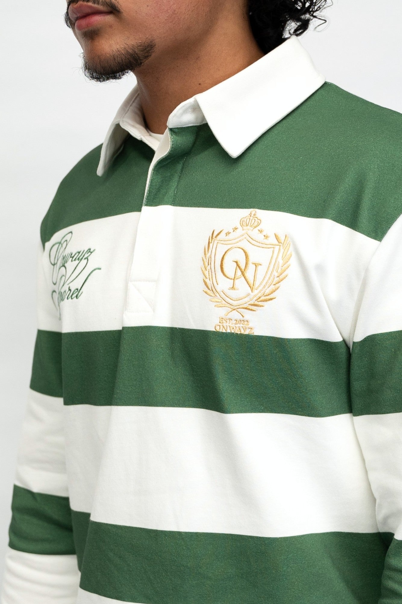 Long Sleeve Polo Shirt - Green