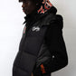 Badge Puffer Vest - Black