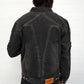 Classic Applique Denim Jacket - Black