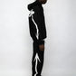 Arrow Script Zip Hoodie - Black