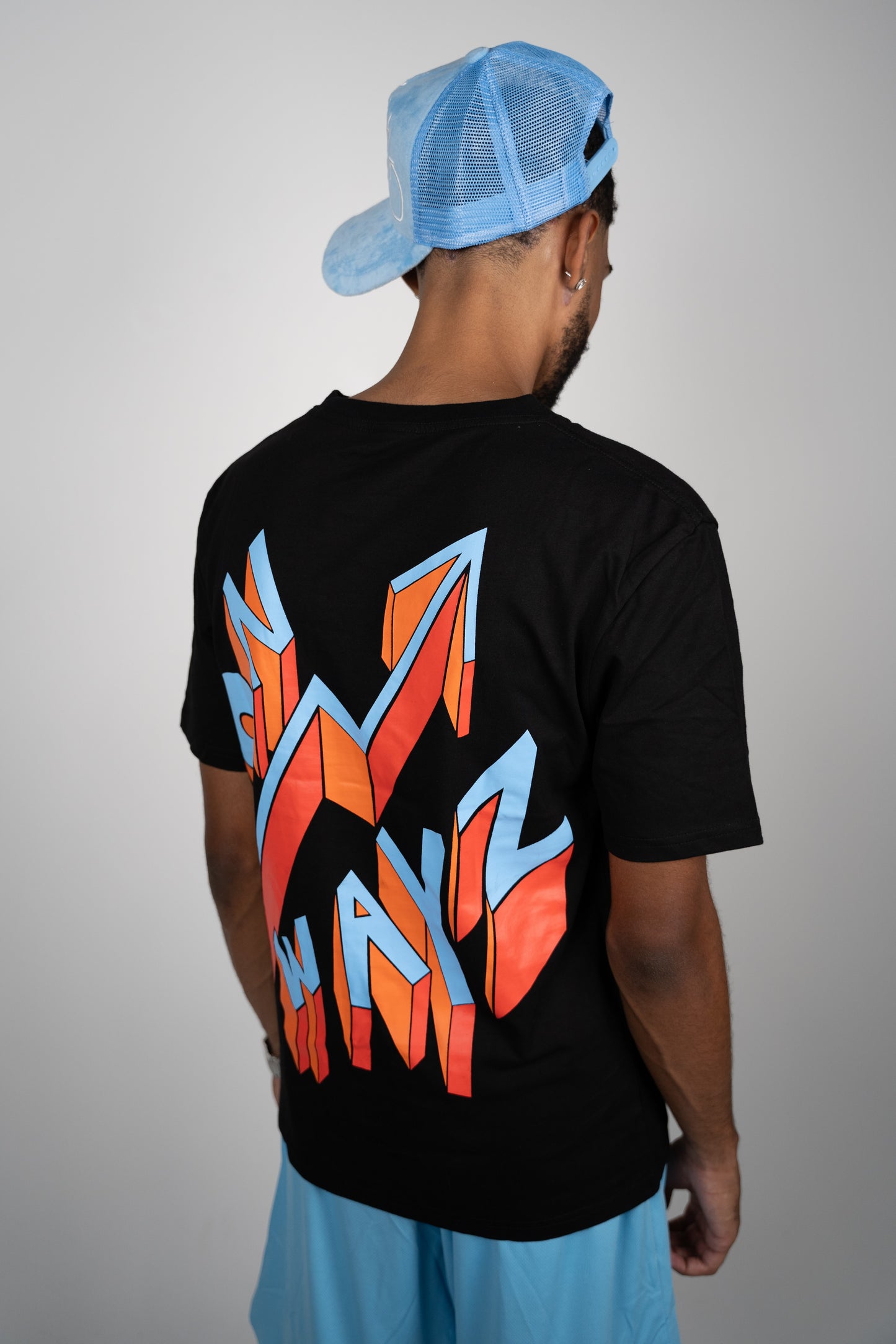 Elevation T Shirt - Black Blue