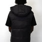 Badge Puffer Vest - Black