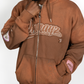 Star Zip Hoodie - Brown
