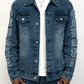 Classic Applique Denim Jacket - Blue