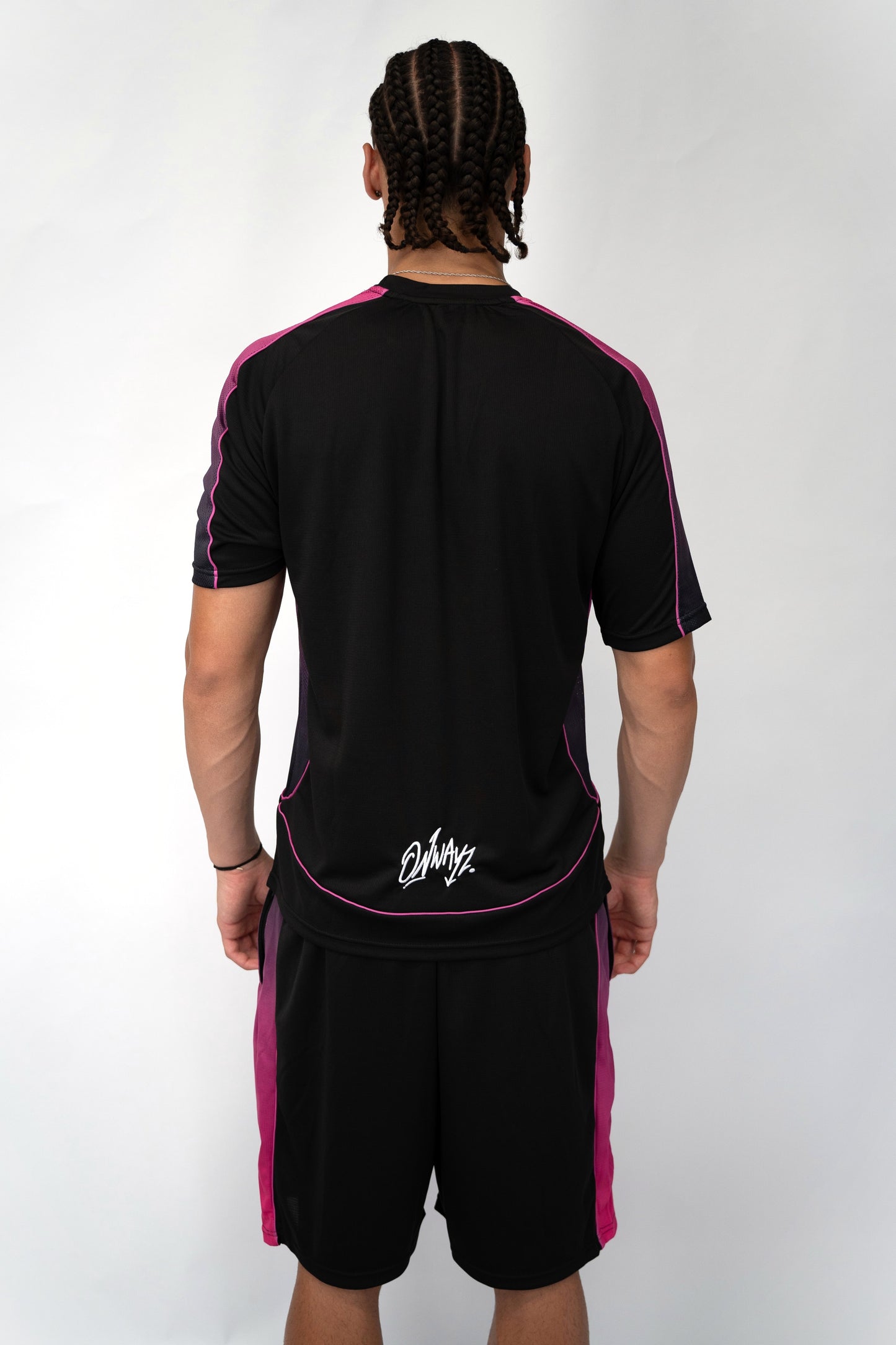 Gradient Jersey - Black Pink
