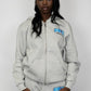 Ice Zip Hoodie - Grey