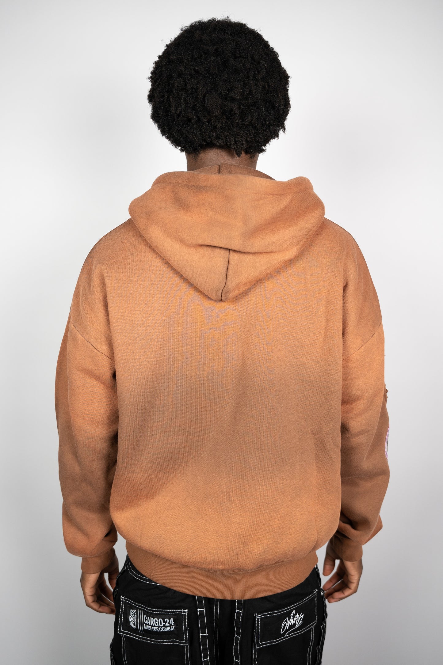 Star Zip Hoodie - Brown
