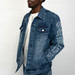 Classic Applique Denim Jacket - Blue