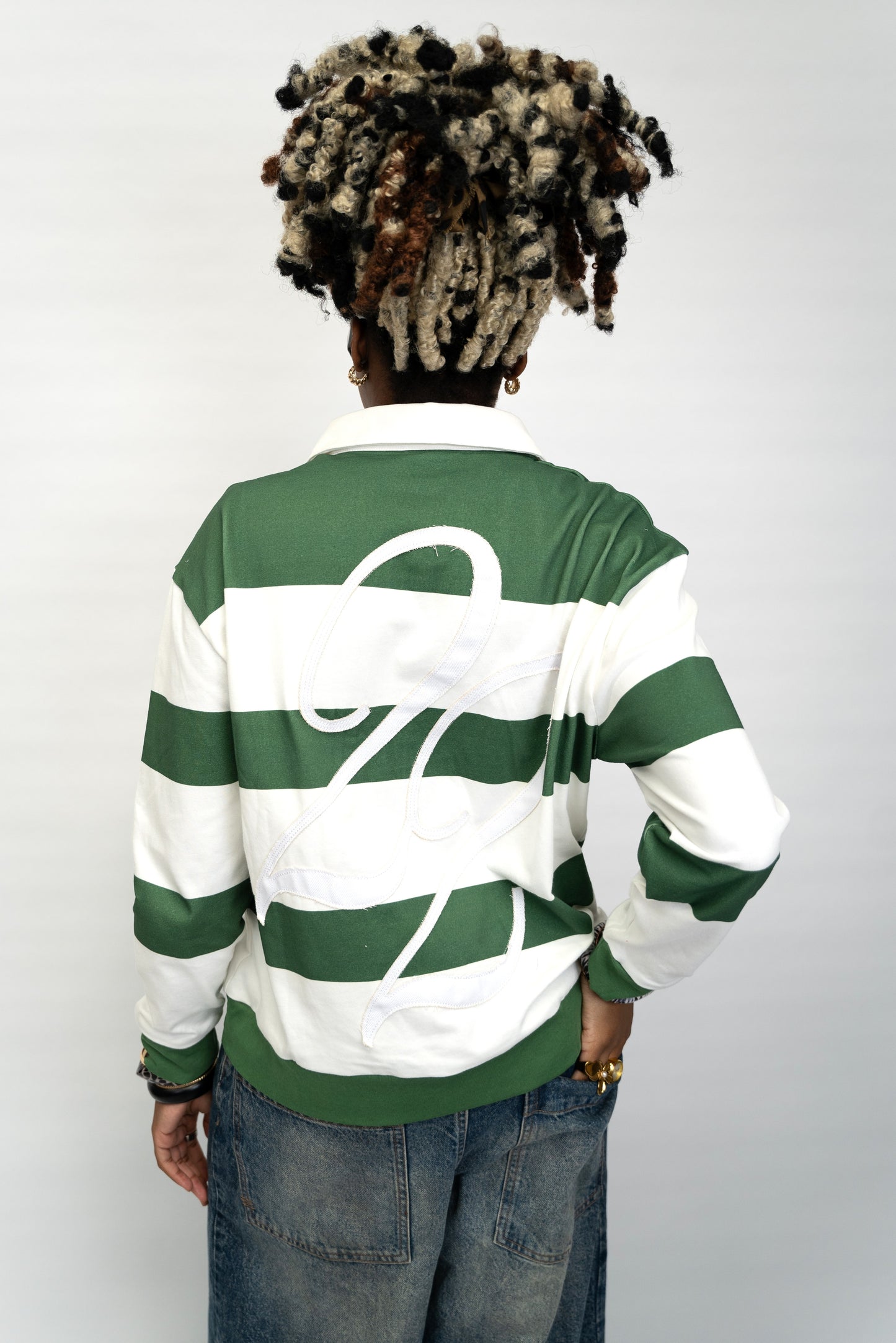 Long Sleeve Polo Shirt - Green