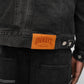 Classic Applique Denim Jacket - Black